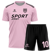 All Sports,昇華 サッカー ユニフォーム,上下セット,ピンク,オリジナル ユニフォーム